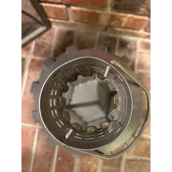 Two Silver Glass‎ with Door 13" Wedding  Decor Candle Holders Lanterns - Picture 4 of 6